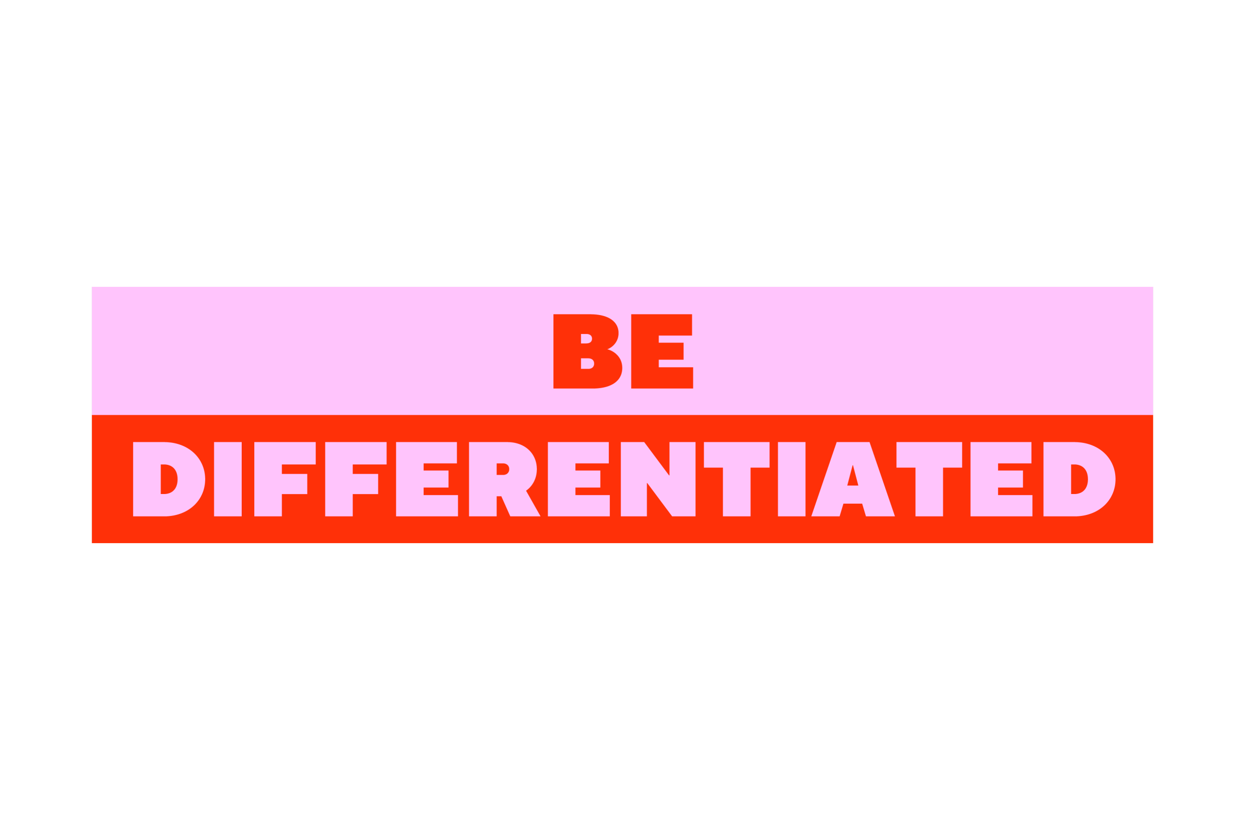 Be differentiated